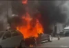 Incêndio Em Veículo Destrói Dois Carros E Danifica Imóveis No Barbalho, Em Salvador