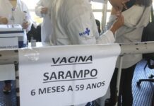 Mais de 795 mil vacinas contra o sarampo foram aplicadas em São Paulo