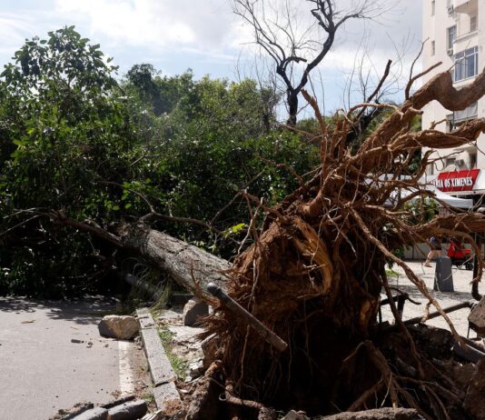 Defesa Civil alerta para ventos fortes no Rio de Janeiro