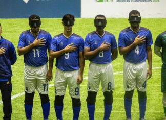 Brasil encara Costa Rica na semi da Copa América de futebol de cegos Brasil encara Costa Rica na semi da Copa América de futebol de cegos