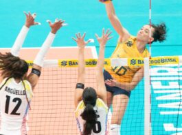 Brasil supera Venezuela em estreia no Sul-Americano de vôlei feminino Brasil supera Venezuela em estreia no Sul-Americano de vôlei feminino