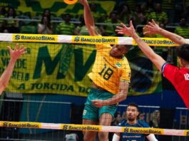 Brasil vence Chile na estreia pelo Sul-Americano de vôlei masculino Brasil vence Chile na estreia pelo Sul-Americano de vôlei masculino