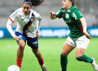 Brasileirão Feminino: Bahia e Palmeiras ficam no 1 a 1 pelas quartas Brasileirão Feminino: Bahia e Palmeiras ficam no 1 a 1 pelas quartas