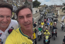 Flávio Bolsonaro Faz Primeiro Ato De Campanha Na Bahia E Participa De Moto-carreata Em Conquista