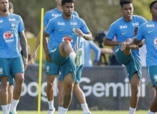 Seleção: Ancelotii comanda 1º treino com grupo completo na Austrália Seleção: Ancelotii comanda 1º treino com grupo completo na Austrália