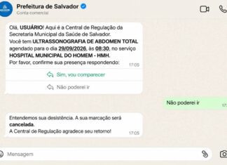 Prefeitura De Salvador Passa A Confirmar Consultas E Procedimentos De Saúde Pelo WhatsApp