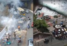 Moardores Protestam Na Gamboa Após Morte Em Confronto Com A PM