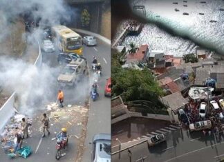 Moardores Protestam Na Gamboa Após Morte Em Confronto Com A PM