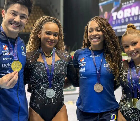 Brasil fecha Copa do Mundo de ginástica com mais cinco pódios