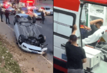 Homem Capota Carro Após Perde O Controle Na Avenida Centenário