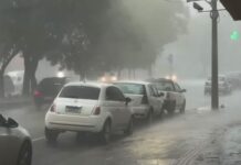 Ciclone e frente fria trazem chuva, ventos e queda de temperatura