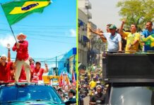 Lula faz comício em Natal e Flávio participa de moto-carreata no Rio