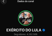 Campanha registra o canal “Exército do Lula” no TSE